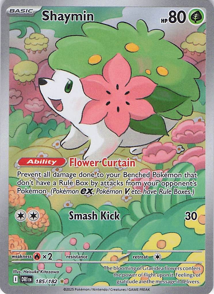 Shaymin 185/182 Destined Rivals Pokemon NM