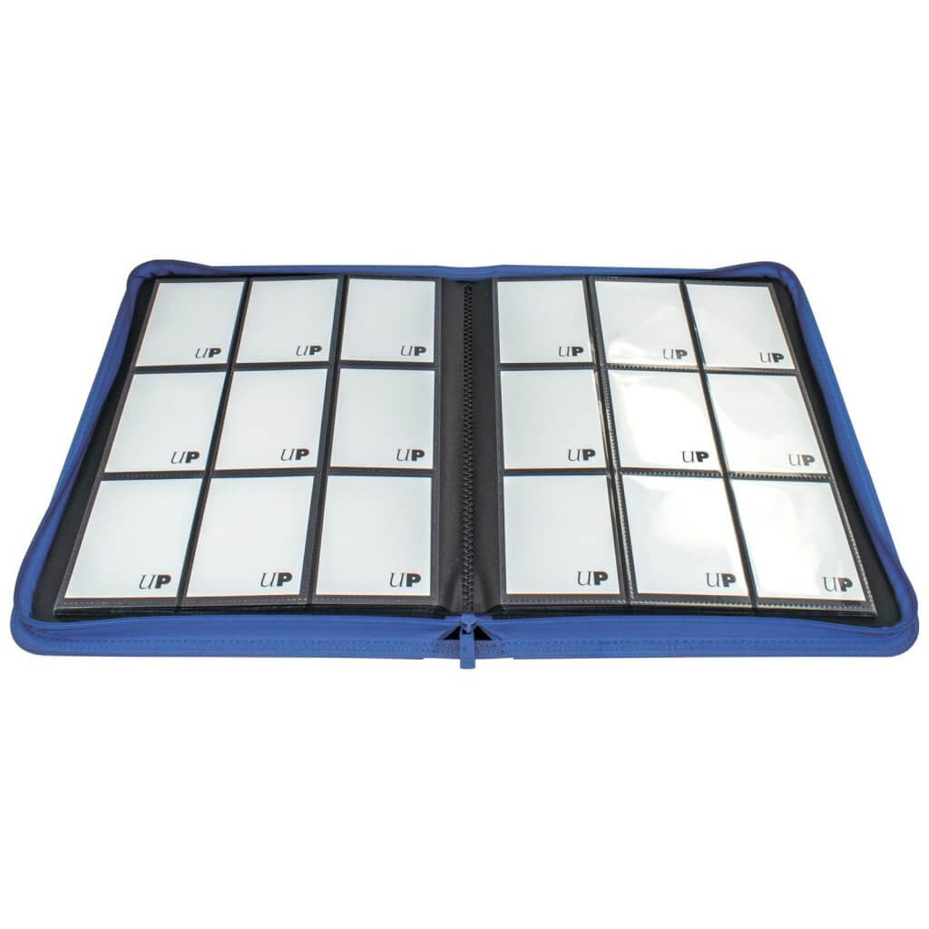 Ultra Pro Binder - Vivid 9-Pocket Zippered Pro-Binder: Blue
