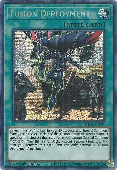 Fusion Deployment MP21-EN081 Prismatic Secret Rare NM