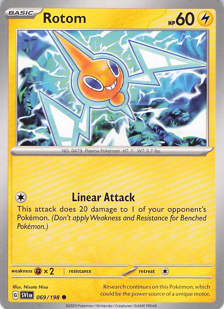 Pokemon TCG - Rotom 069/198 Scarlet & Violet NM