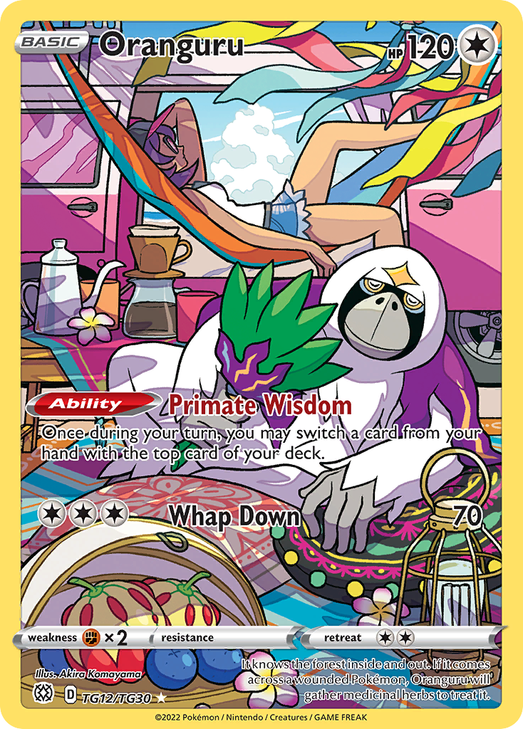 Oranguru TG12/TG30 Holo Brilliant Stars Trainer Gallery Pokemon Holo NM