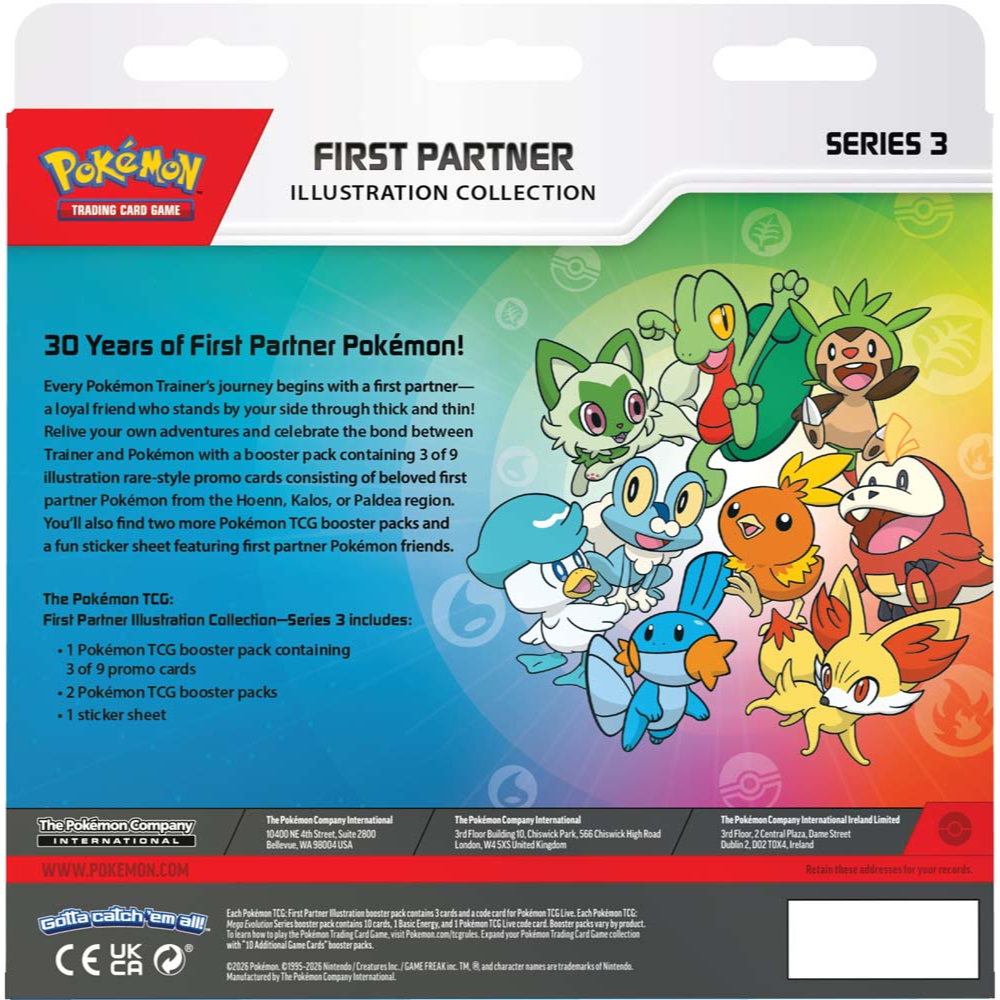 Pokemon TCG: First Partner Illustration Collection Series 3