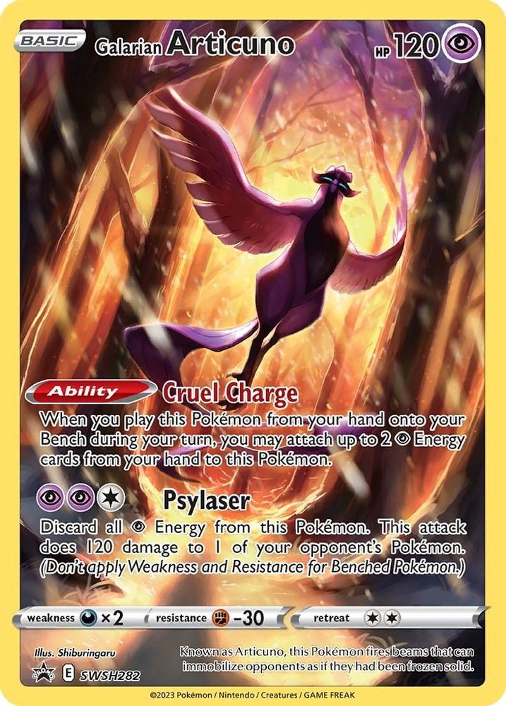 Galarian Articuno SWSH282 Promo Sword & Shield Promo Pokemon NM
