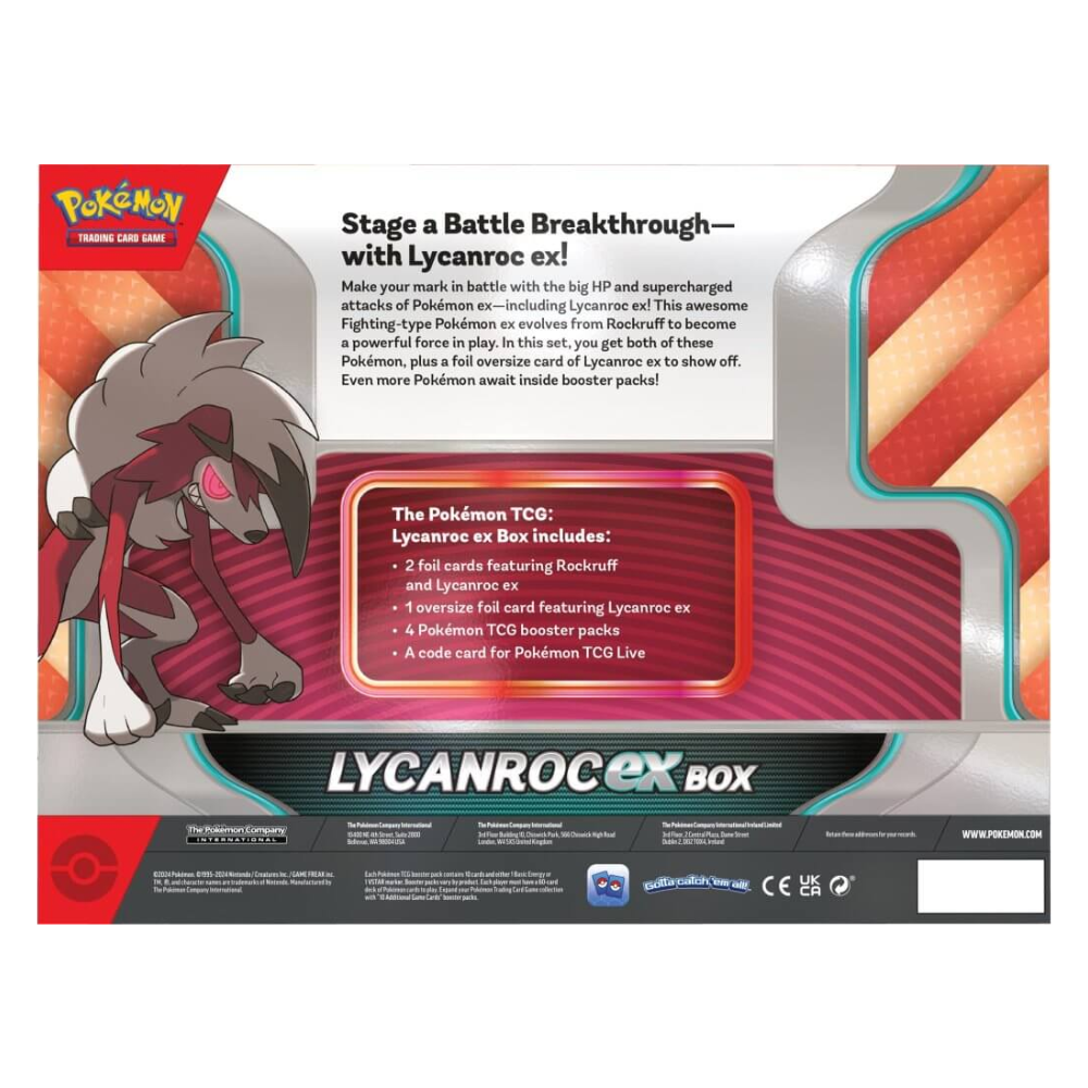 Pokemon TCG - Lycanroc ex Box