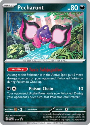 Pecharunt 149 Holo Promo Scarlet & Violet Promo Pokemon Near Mint