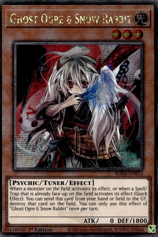 Ghost Ogre & Snow Rabbit RA04-EN015 QCSR NM