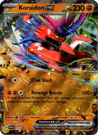 Koraidon ex 197 Holo Promo Scarlet & Violet Promo Pokemon Near Mint