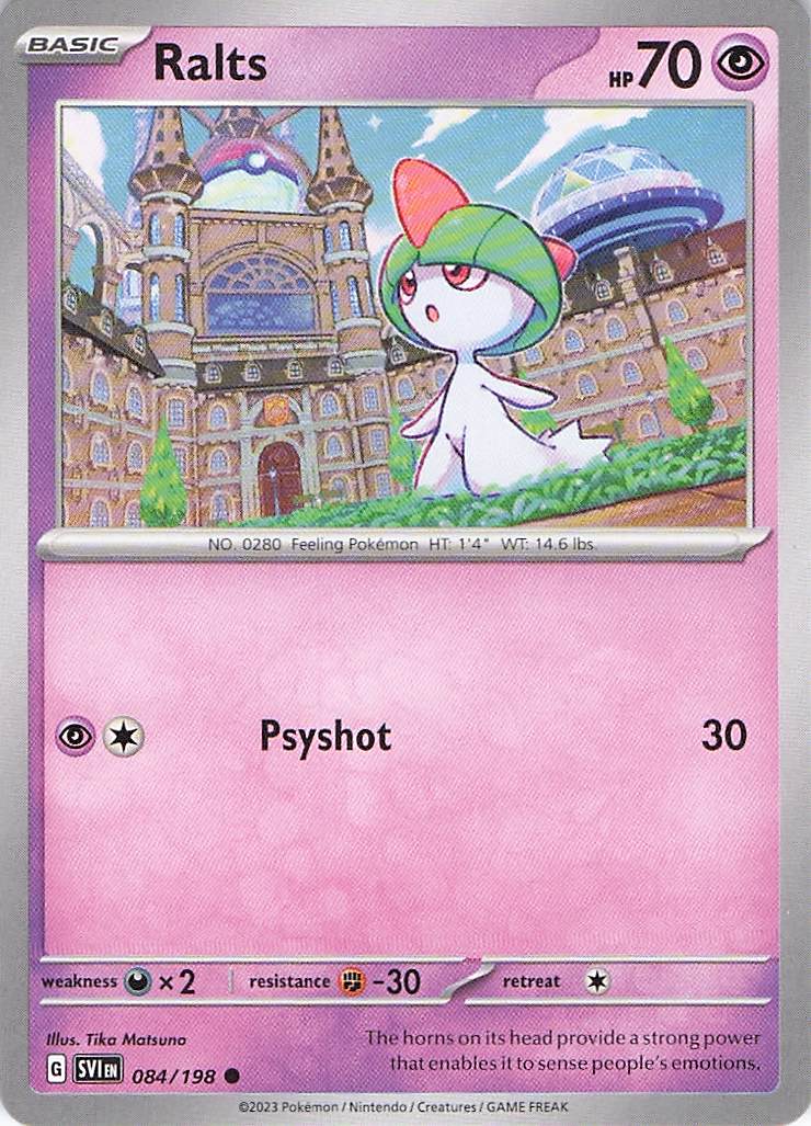 Pokemon TCG - Ralts 084/198 Scarlet & Violet NM
