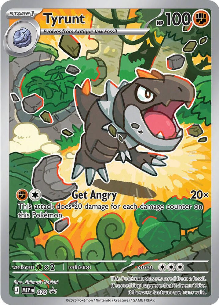 Tyrunt 070 Holo Promo ME: Mega Evolution Promo Pokemon NM