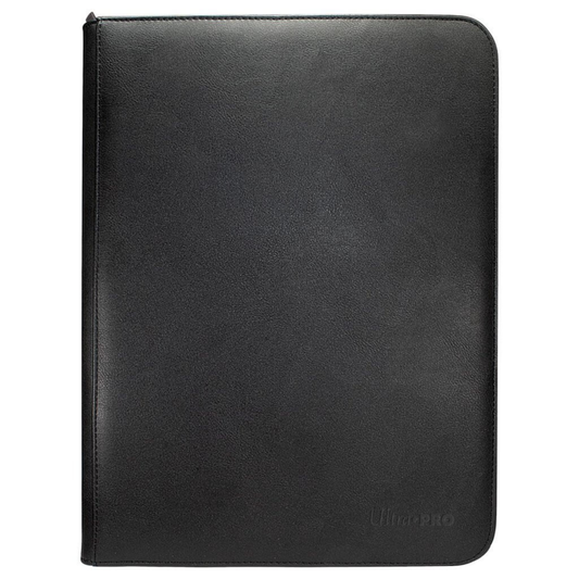 ULTRA PRO Binder - Vivid 9-Pocket Zippered Pro-Binder: Black