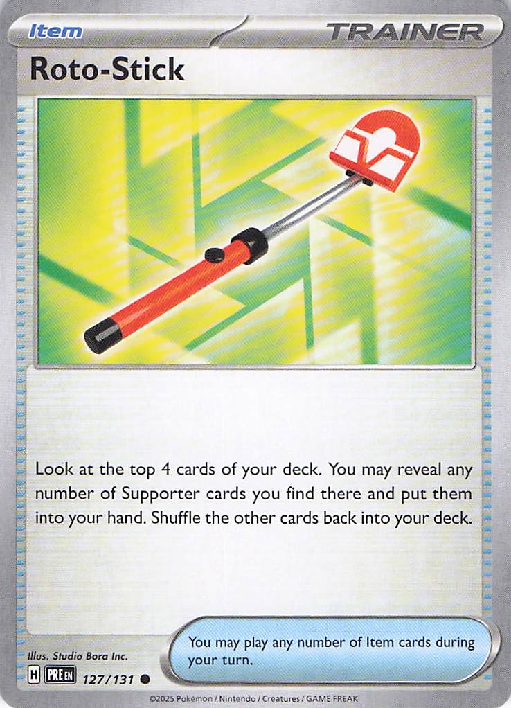 Pokemon TCG - Roto-Stick 127/131 Prismatic Evolutions NM