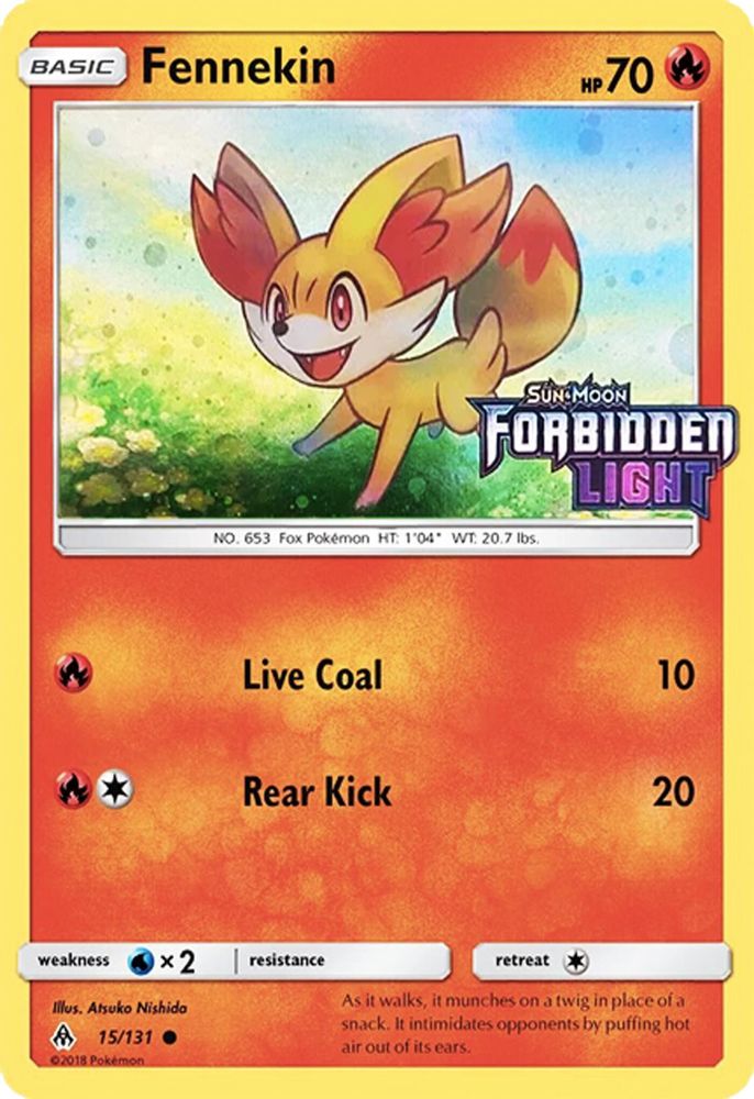 Fennekin (Toys R' Us Promo) 15/131 Promo Sun & Moon Promo Pokemon NM