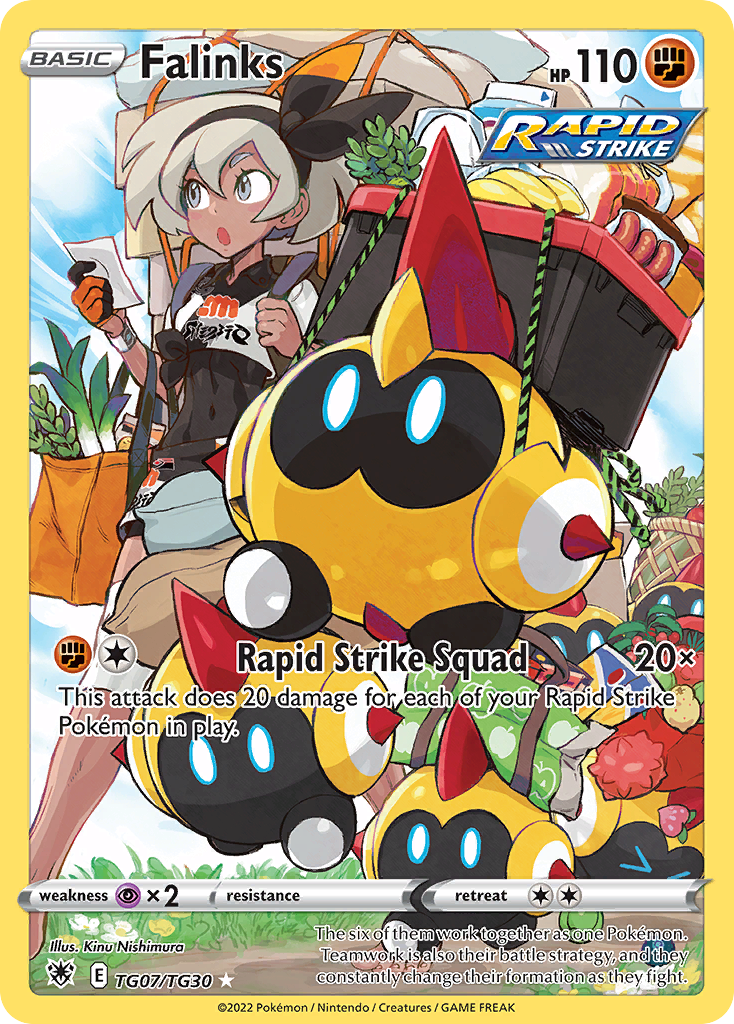 Falinks TG07/TG30 Holo Astral Radiance Trainer Gallery Pokemon Holo NM