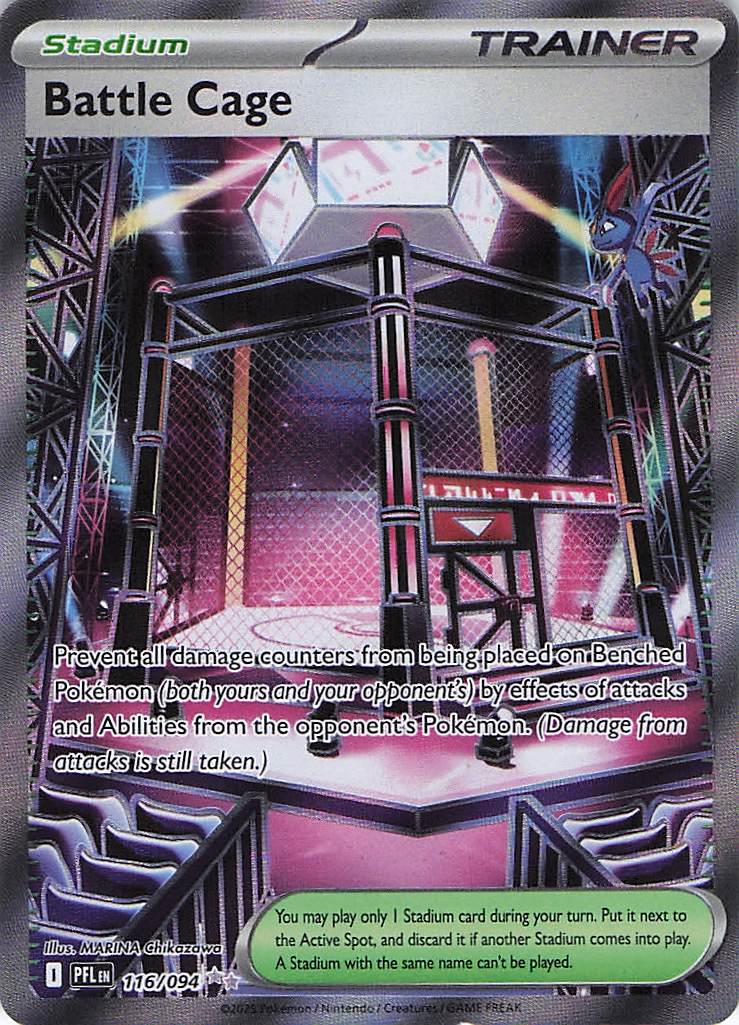 Battle Cage 116/094 Phantasmal Flames Pokemon NM