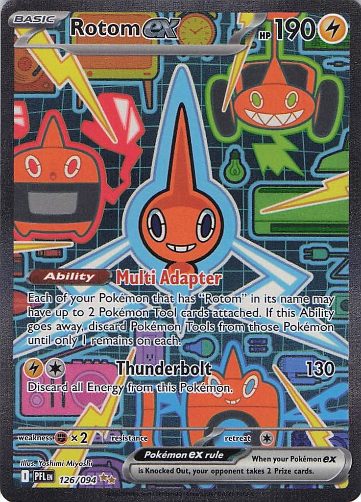 Rotom ex 126/094 Phantasmal Flames Pokemon NM