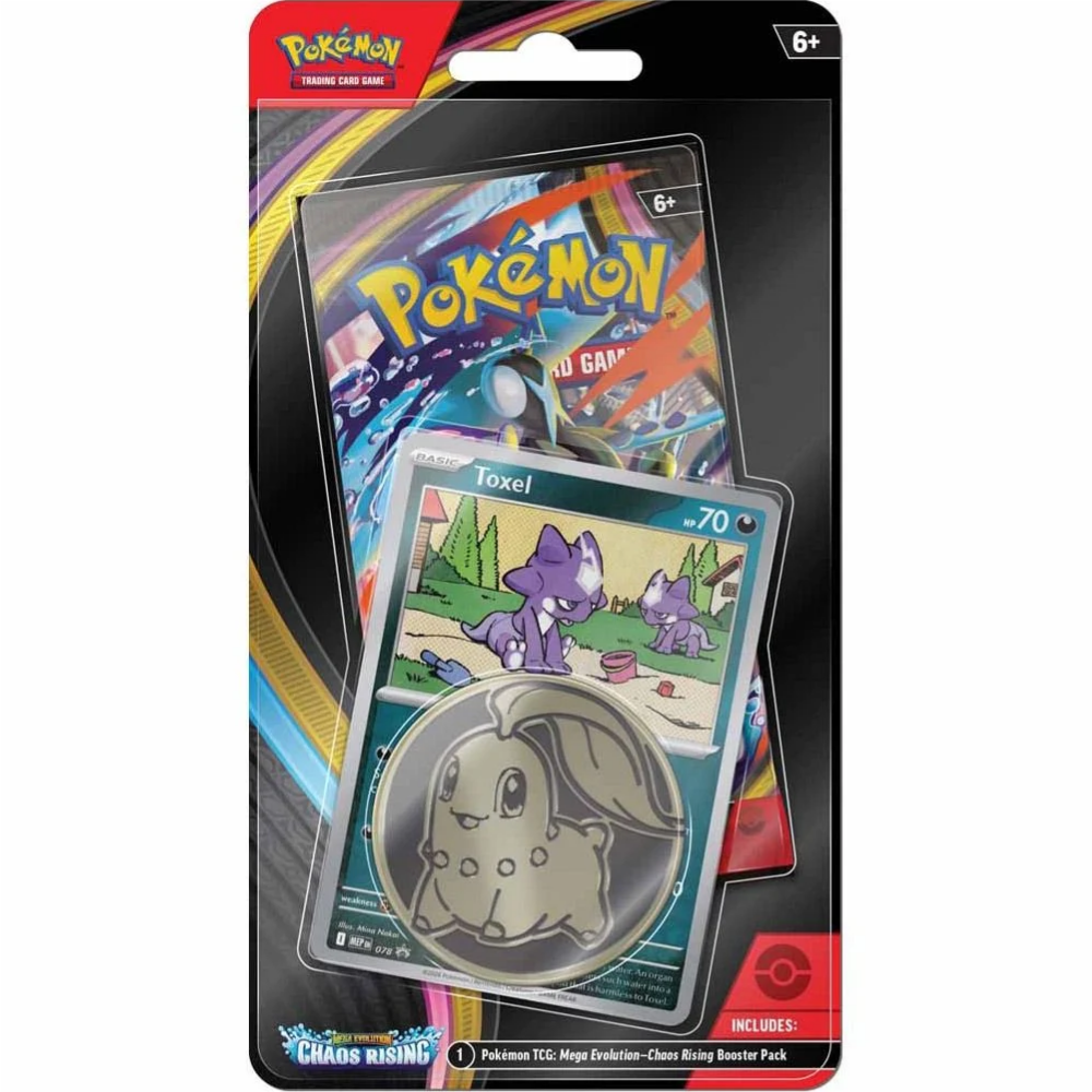 Pokemon TCG - Mega Evolution Chaos Rising Checklane Blister (Toxel)