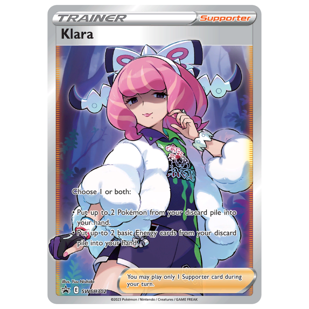 Pokemon TCG - Klara SWSH302 - Black Star Promo SEALED