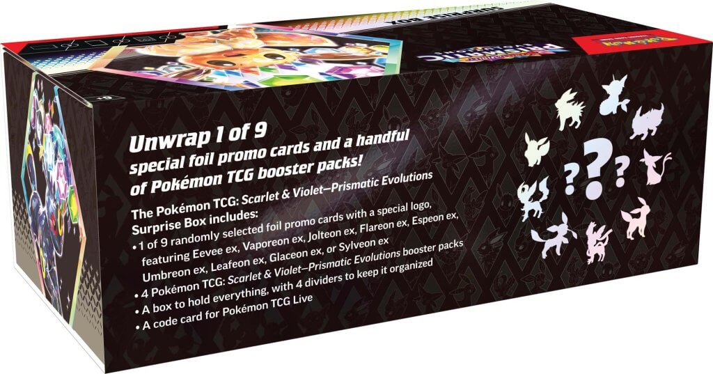 Pokemon TCG - Scarlet & Violet Prismatic Evolutions Surprise Box