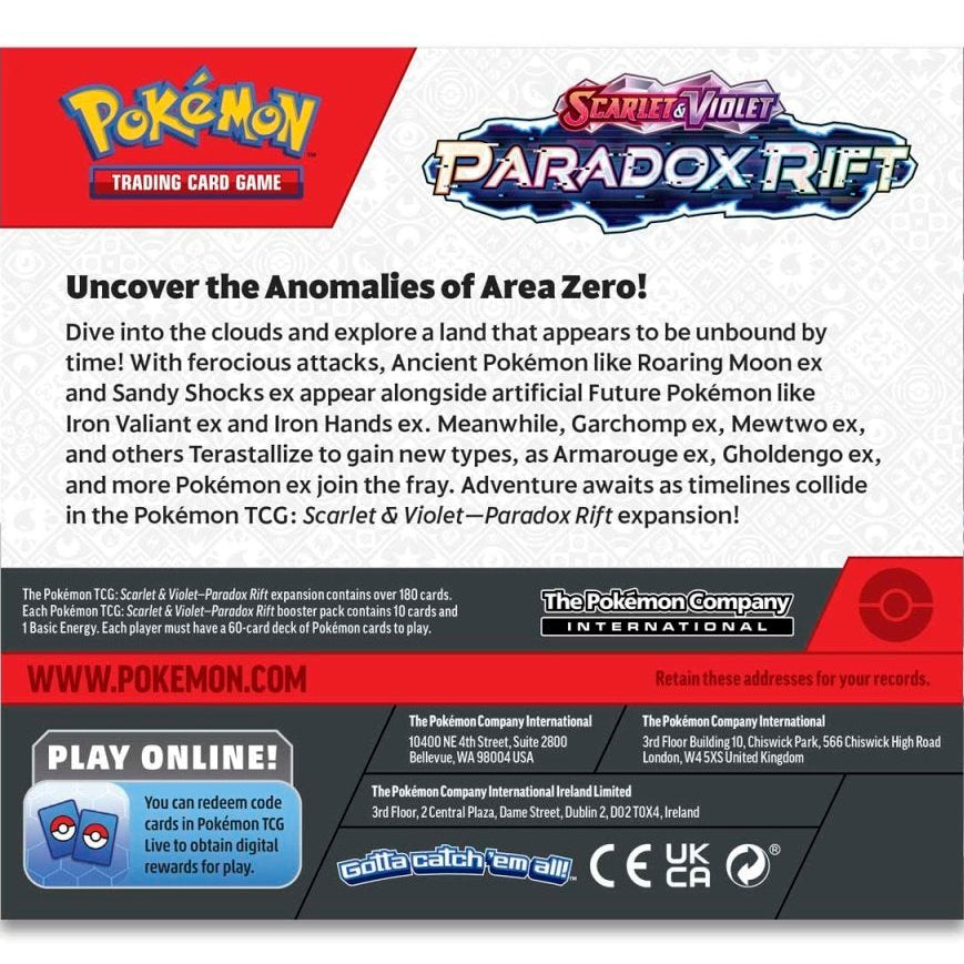 Pokemon TCG - Scarlet & Violet Paradox Rift Booster Box