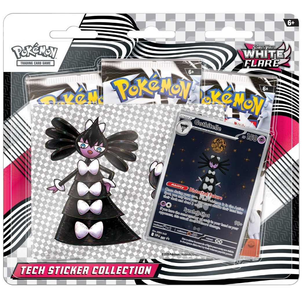 Pokemon TCG - Scarlet & Violet White Flare Tech Sticker Collection