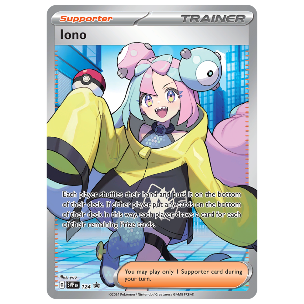Pokemon TCG - Iono SVP 124 - Black Star Promo SEALED