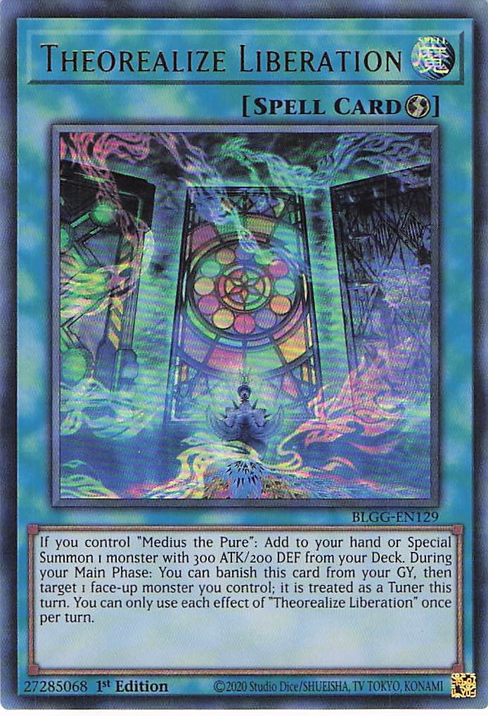 Theorealize Liberation BLGG-EN129 Yu-Gi-Oh 1st Edition NM