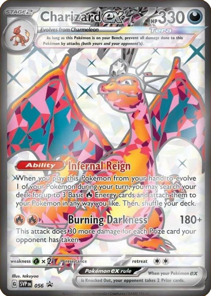 Charizard ex 056 Holo Promo Scarlet & Violet Promo Pokemon NM