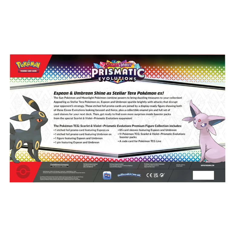 Pokemon TCG - Scarlet & Violet Prismatic Evolutions Premium Figure Collection