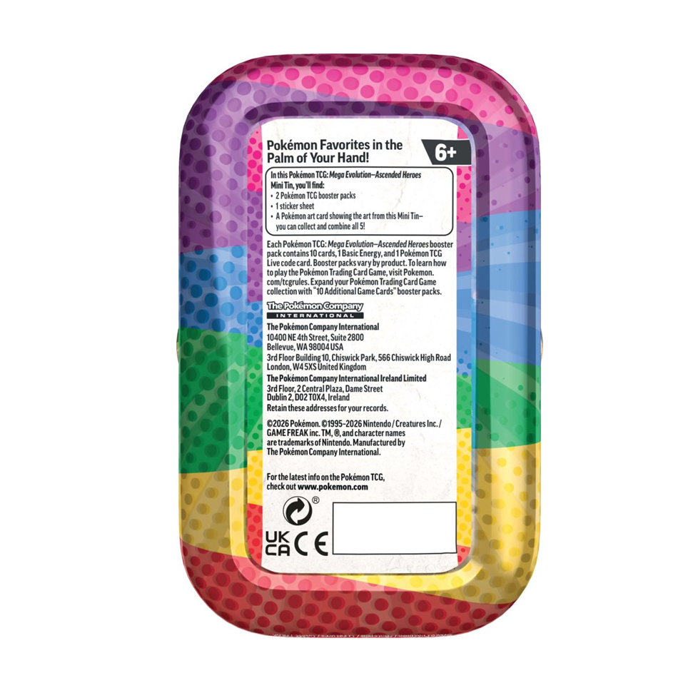 Pokemon TCG - Mega Evolution Ascended Heroes Mini Tin (Pre order 20.02.2026)