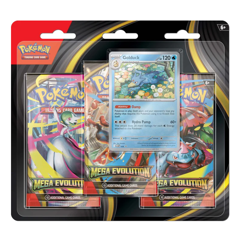 Pokemon TCG - Mega Evolution Three Booster Blister