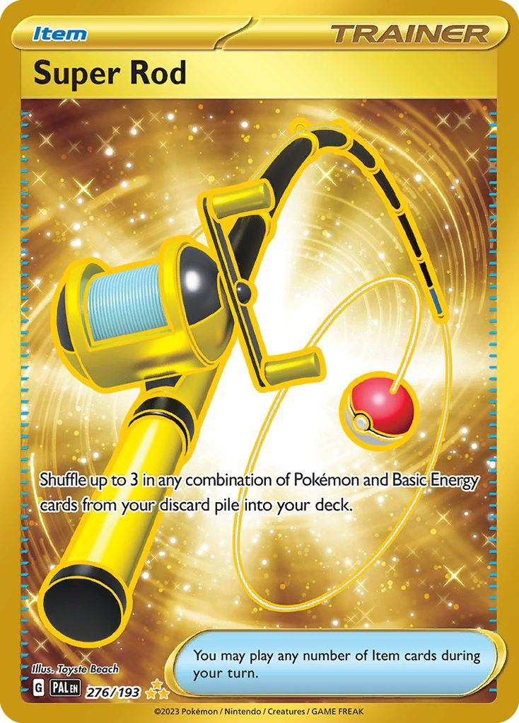 Super Rod 276/193 Hyper Rare Paldea Evolved Pokemon NM