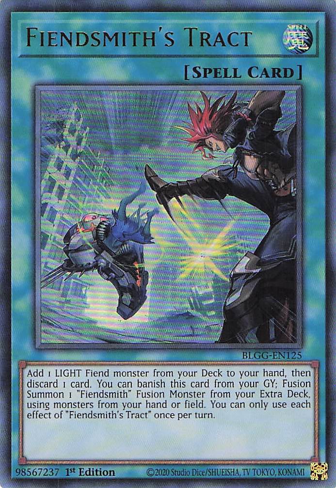 Fiendsmith's Tract BLGG-EN125 Yu-Gi-Oh 1st Edition NM