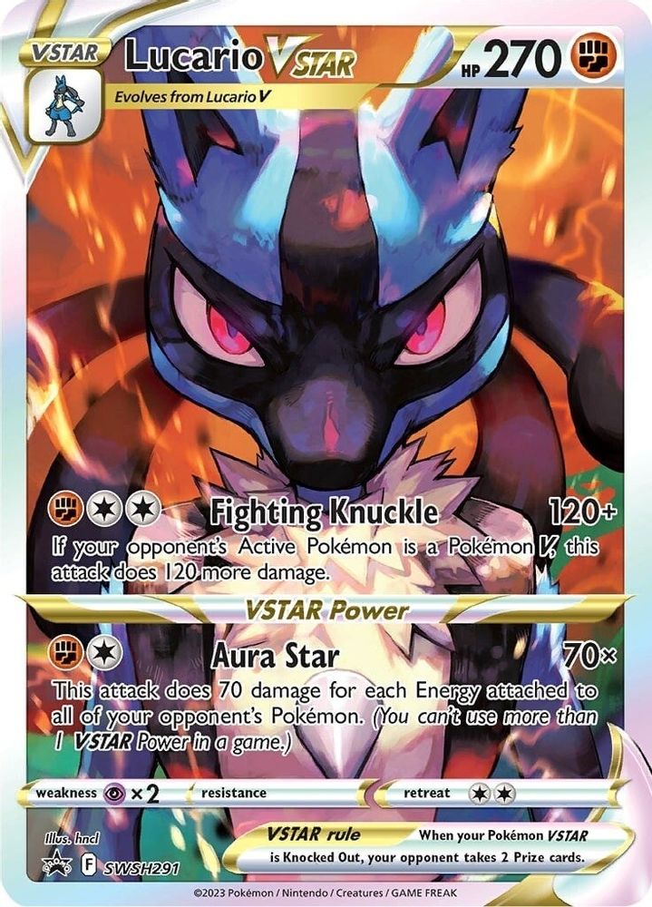 Lucario VSTAR SWSH291 Promo Sword & Shield Promo Pokemon NM