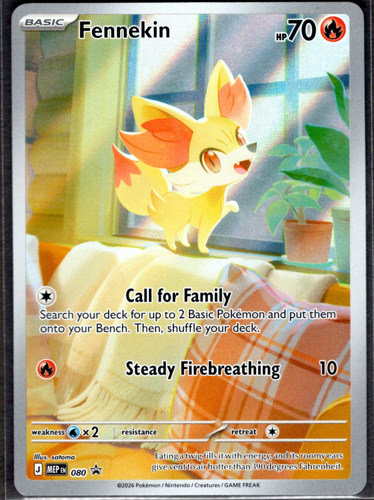 Fennekin 080 Mega Evolution Promo Pokemon NM