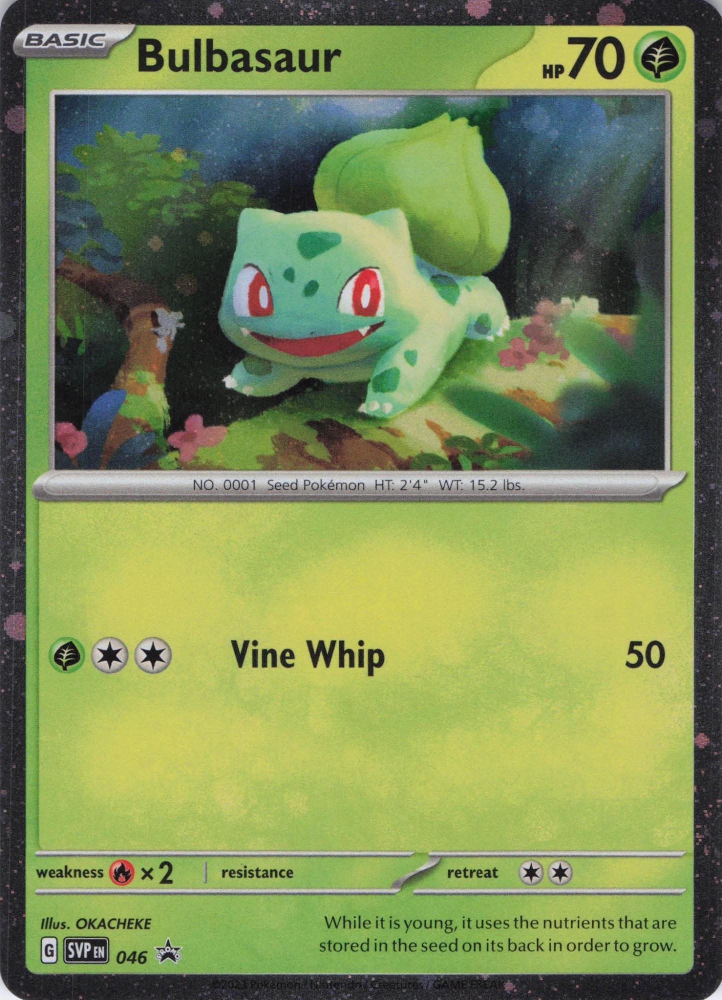 Bulbasaur 046 Promo Scarlet & Violet Pokemon Near Mint