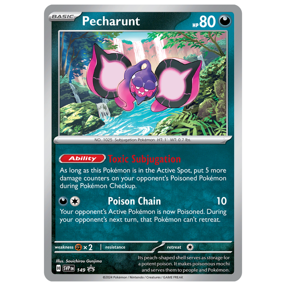 Pokemon TCG - Pecharunt SVP149 - Black Star Promo NM/M