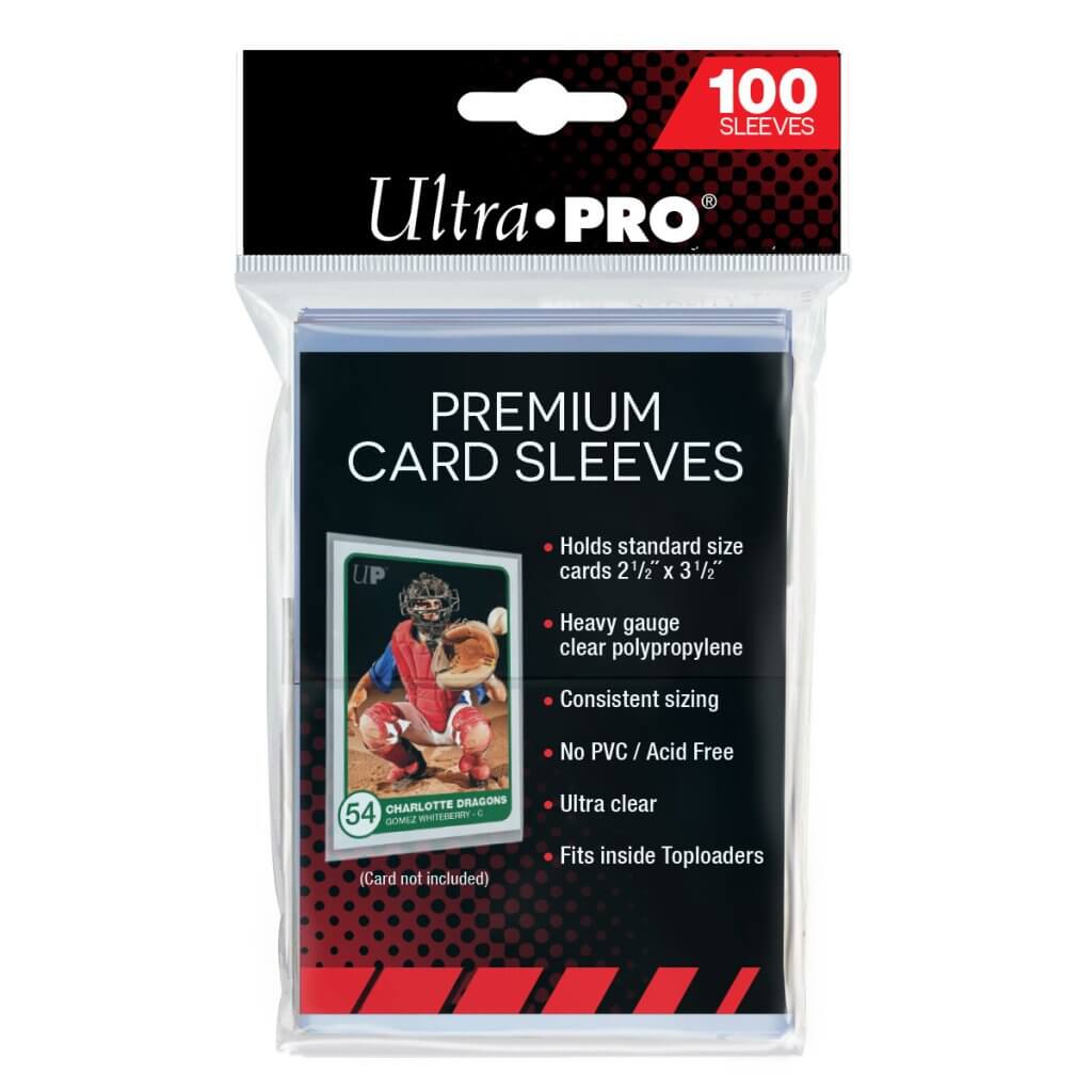 Ultra Pro - 2-1/2" X 3-1/2" Premium (Platinum) Card Sleeves - 100pc