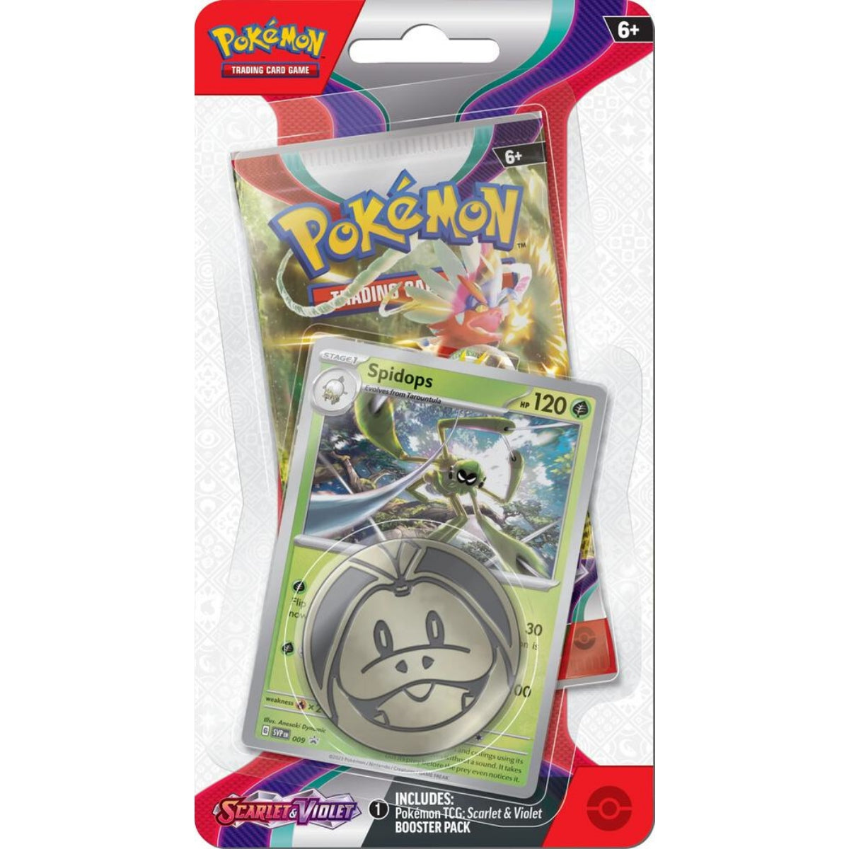 Pokemon TCG - Scarlet & Violet Base Set Check Lane Blister Pack (Spidops)