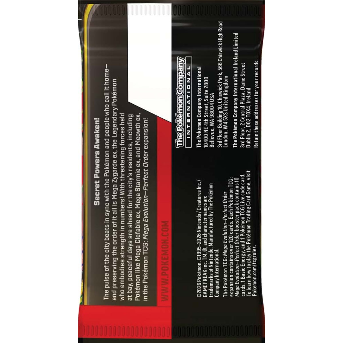 Pokemon TCG - Mega Evolution Perfect Order Booster Box
