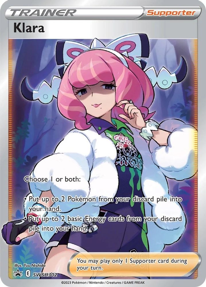Klara SWSH302 Sword & Shield Promo Pokemon NM