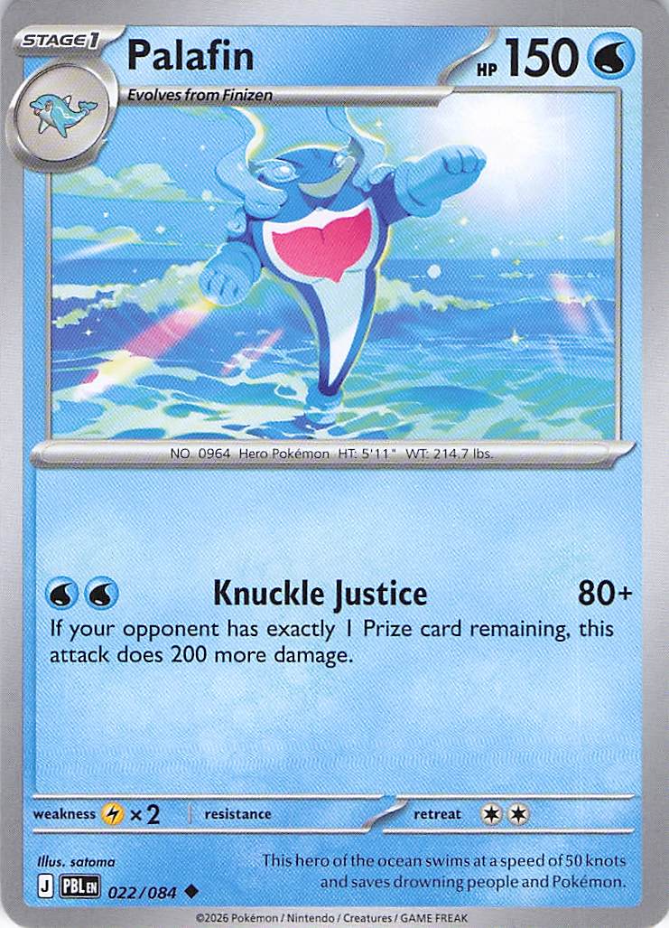 Pokemon TCG - Palafin 022/084 Pitch Black NM