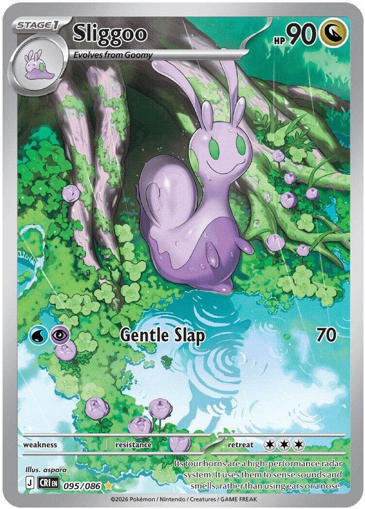 Sliggoo 095/086 Holo Illustration Rare Chaos Rising Pokemon NM