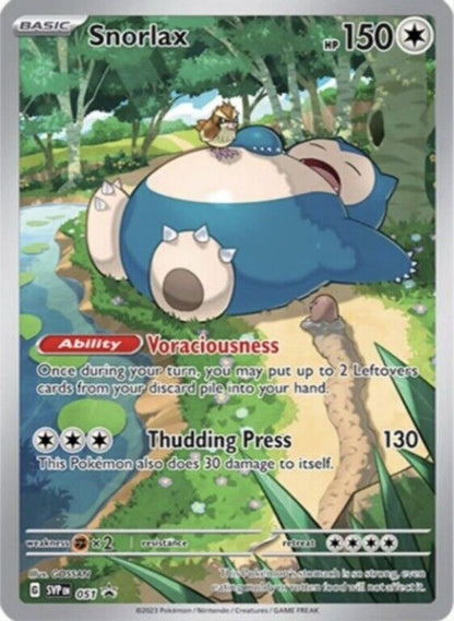 Snorlax 051 Scarlet & Violet Promo Pokemon LP