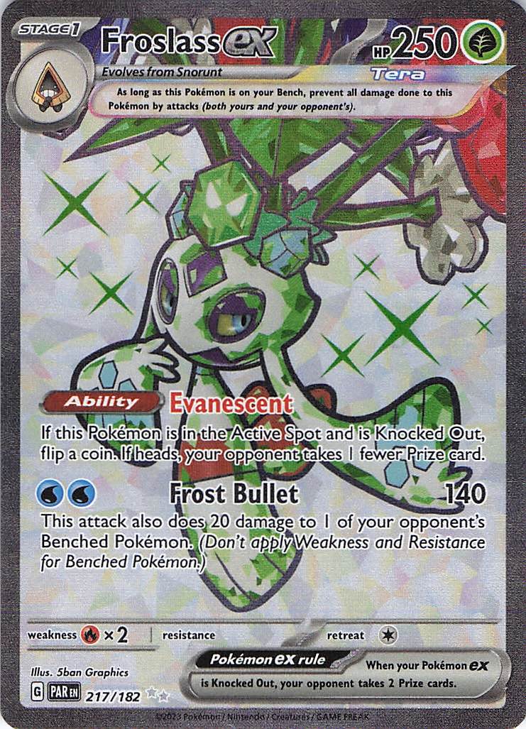 Froslass ex 217/182 Paradox Rift Pokemon NM