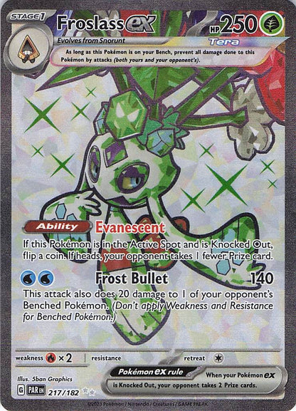 Froslass ex 217/182 Paradox Rift Pokemon NM