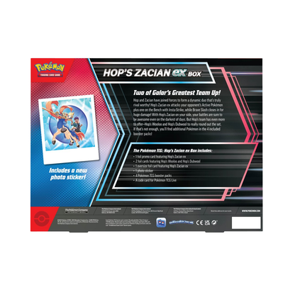 Pokemon TCG - Hop's Zacian ex Box