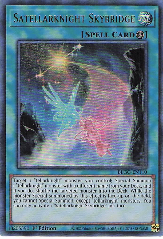 Satellarknight Skybridge BLGG-EN110 Yu-Gi-Oh 1st Edition NM