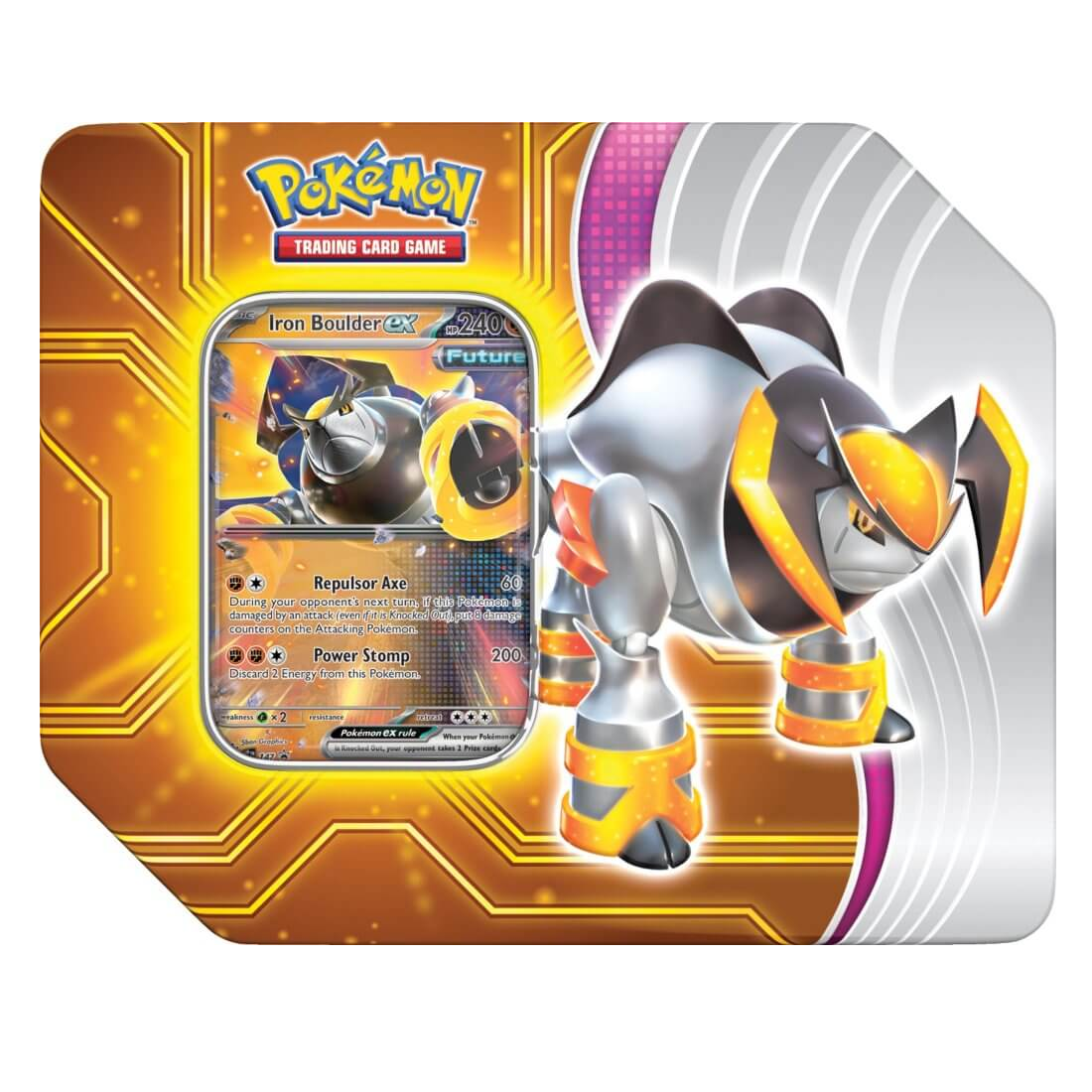 Pokemon TCG - Paradox (Iron Boulder) EX Destinies Tin
