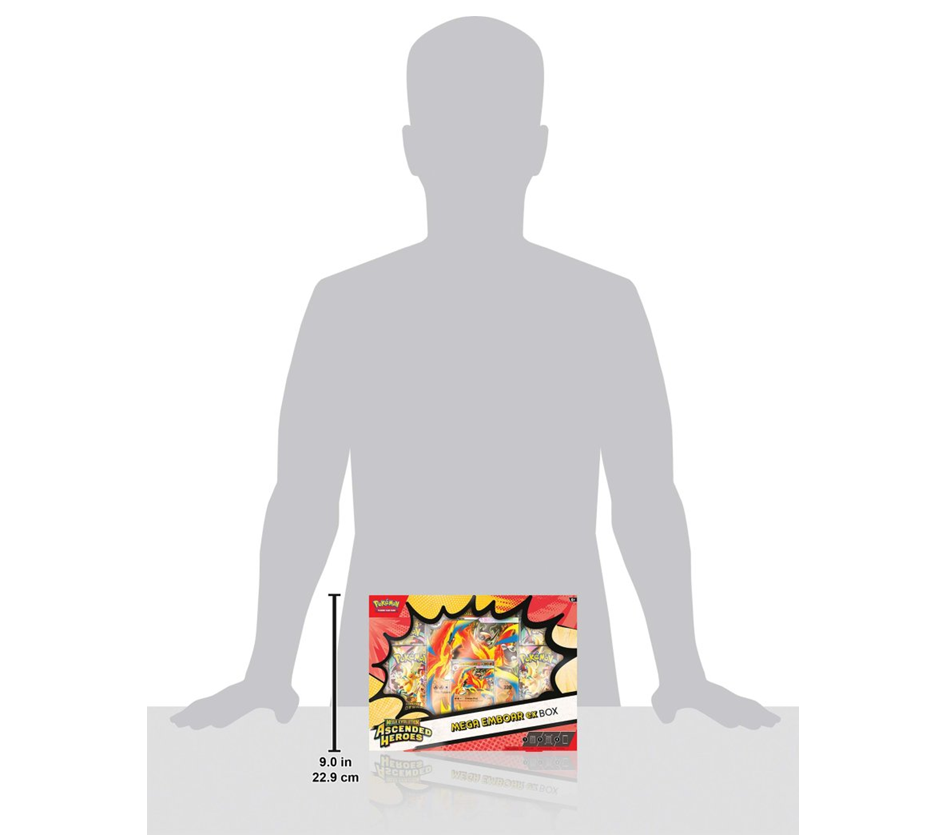 Pokemon TCG - Mega Evolution Ascended Heroes Mega Meganium ex Box, Mega Emboar ex Box, or Mega Feraligatr ex Box (Pre order 24.04.2026)