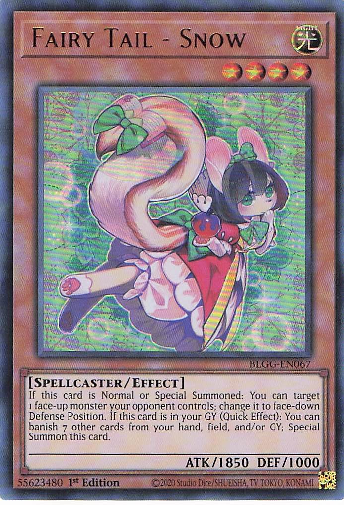 Fairy Tail - Snow BLGG-EN067 Yu-Gi-Oh 1st Edition NM